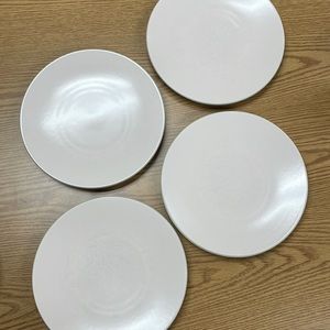 SASAKI Colorstone Matte Pink Dinner Plates - 4